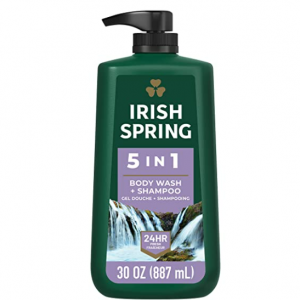 Irish Spring 5-in-1 Body Wash, 30 Oz Pump @ Amazon