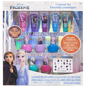 Disney Frozen 2 Townley Girl Super Cosmetic Makeup Set Lip Gloss Nail Polish 11pcs @ Amazon