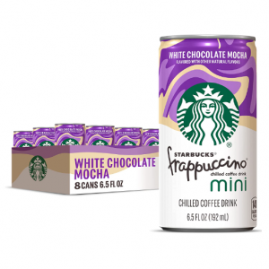 Starbucks Frappuccino Mini White Chocolate Mocha, 6.5oz 8pk @ Amazon