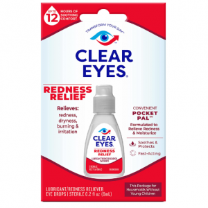 Clear Eyes 去紅血絲眼藥水 0.2Oz @ Amazon