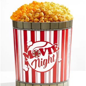 Movie Night 3 1/2 Gallon 3 Flavor Popcorn Tin