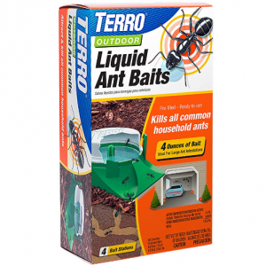 TERRO T1804-6 Outdoor Liquid Ant Baits, 4 Ant Baits @ Amazon