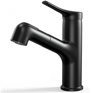 WaterSong Bathroom Basin Faucet with 2 Modes Pull Down Sprayer @ Amazon
