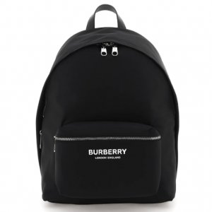 Burberry Logo Printed Zipped Backpack Sale @ CETTIRE