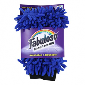 Fabuloso Microfiber Cleaning Mitt, Blue, One Size Fits All @ Amazon