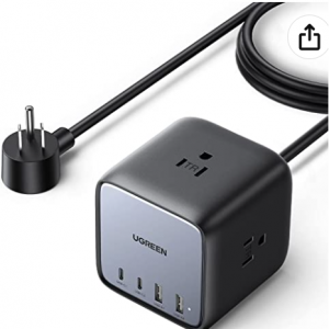 $28 off UGREEN 65W Charging Station, DigiNest Cube GaN 7-in-1 USB C Power Strip @Amazon
