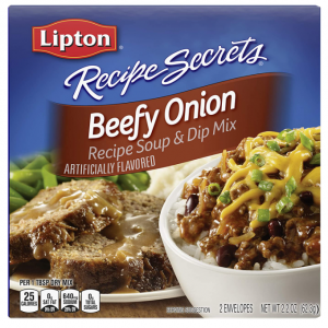 Lipton 洋葱牛肉汤 2.2oz 12件 @ Amazon