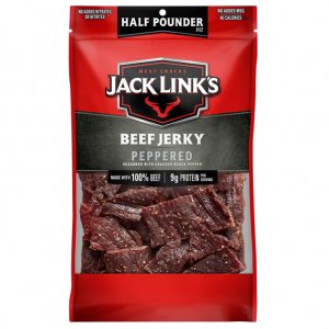 Jack Link's Beef Jerky, Peppered, 1/2 Pounder Bag @ Amazon