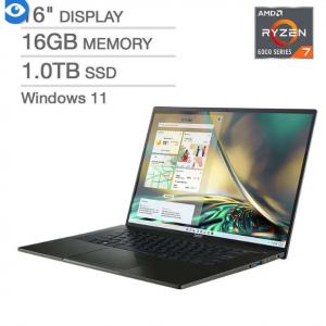 $600 off Acer Swift Edge 16" 4K OLED laptop (R7 6800U, 16GB, 1TB) @Costco