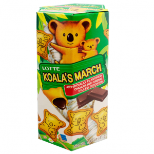 Lotte Koala's March Cookie with Chocolate Cream, 1.45 oz @ Amazon