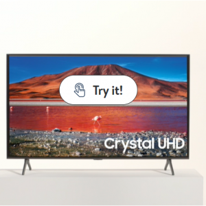 Walmart - Samsung 65" 4K UHD 智能電視 UN65TU7000，現價$497.99