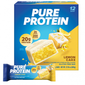 Pure Protein 高蛋白质能量棒 柠檬味 1.76 oz 12支装 @ Amazon