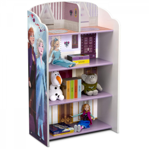 Delta Children Wooden Playhouse 4-Shelf Bookcase for Kids, Frozen II @ Amazon