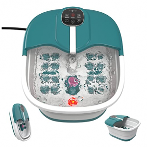 DAILY REMEDY Collapsible Foot Bath Spa with Heat and Massage - 3 Heater Settings @ Amazon