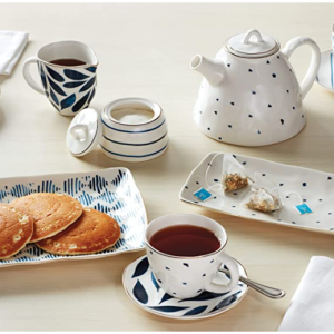 Lenox Blue Bay 9-Piece Tea Set, 5.51, White @ Amazon