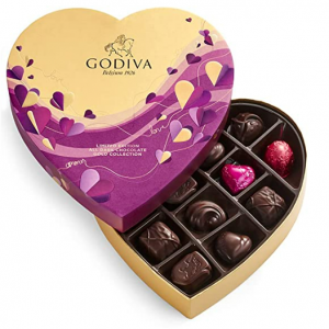 Godiva Chocolatier Gourmet Chocolate Gift Box Assorted Luxury Dark Chocolate Candy 14 Pieces