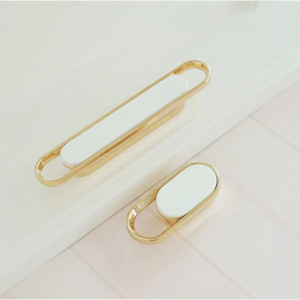 现代金色镀铬厨房把手橱柜把手