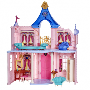 Disney Princess双层公主娃娃屋, 带6件家具 @ Amazon