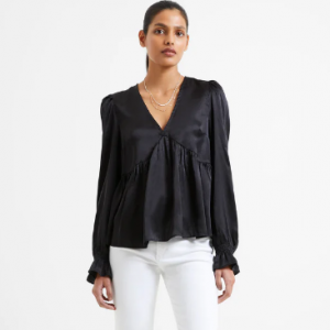 31% Off Inu Satin V Neck Top @ French Connection