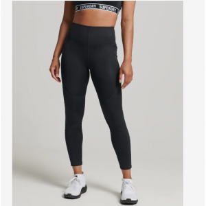 40% Off Run 7/8 Tight Leggings - Black @ Superdry SG