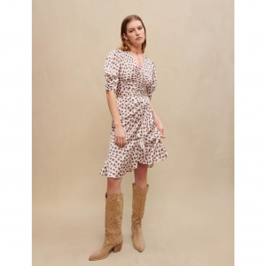 Palm-tree Print Dress