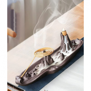Gagedecy 3 in 1 Ceramic Incense Holder, Backflow Incense Burner for Sticks @ Amazon