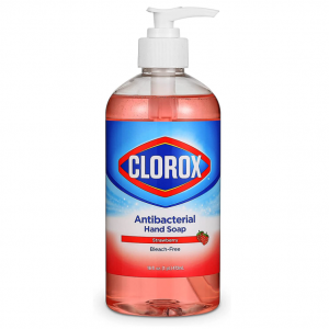 Clorox Liquid Hand Soap Pump, Strawberry, 16 Ounce @ Amazon