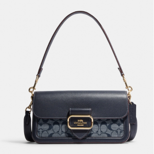 60% Off Coach Morgan Shoulder Bag In Signature Chambray @ Coach Outlet