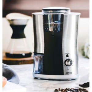Brim - 6.4-Oz. Conical Burr Coffee Grinder - Stainless Steel @ Best Buy