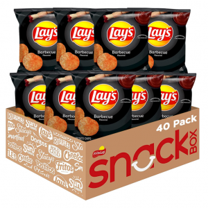 Lay's Potato Chips Barbecue Pack, 1 Ounce (Pack of 40) @ Amazon