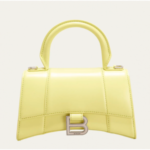 BALENCIAGA Hour XS Shiny Calf Top-Handle Bag Sale @ Bergdorf Goodman