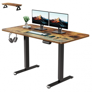 Marsail Electric Standing Desk with Monitor Stand, 28"-47" Lifting Range @ Amazon