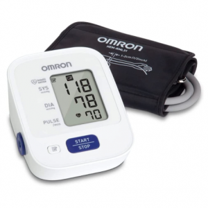 OMRON Bronze Blood Pressure Monitor, Upper Arm Cuff, Stores Up To 14 Readings @ Amazon