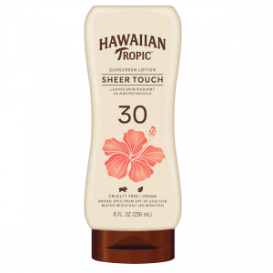 Hawaiian Tropic Sheer Touch Ultra Radiance Lotion Sunscreen SPF 30, 8oz @ Amazon 