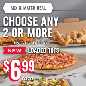 Domino's 雙Topping披薩限時特賣 多種口味可選