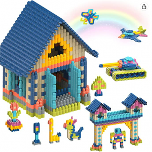 KlayBear 320 Pieces Building Blocks Sets, STEM Toys for Kids Ages 6-8-12 @ Amazon