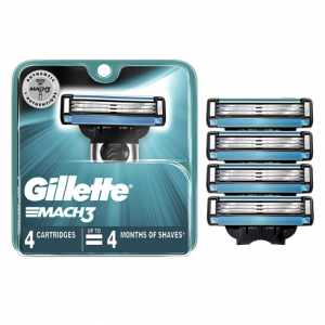 Gillette Mach3 吉列风速系列替换刀头 4个 @ Amazon