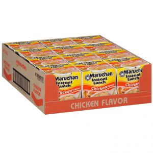Maruchan Instant Lunch Chicken Flavor, 2.25 Ounce (Pack of 12) @ Amazon