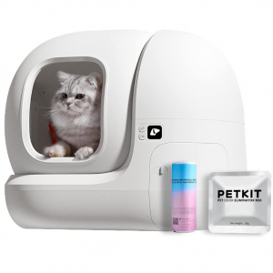 PETKIT Pura Max 旗艦款智能貓砂盆 + 固體除臭小方 @ Amazon