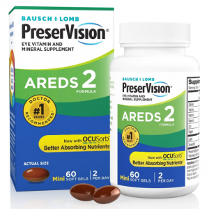 PreserVision AREDS 2 眼部维生素和矿物质补剂 60粒软胶囊 @ Amazon