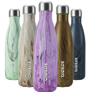 BJPKPK Graphics Stainless Steel Water Bottles, 17 oz @ Amazon