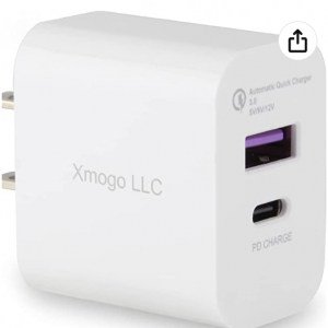 Amazon.com - Xmogo PD 20W USB C快速充電器 ，現價$4.99