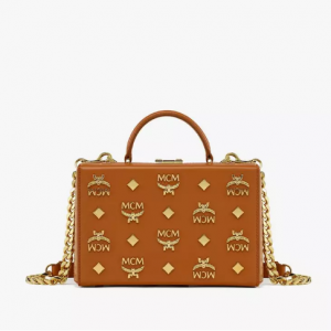 30% Off Berlin Crossbody in Gold Monogram Leather @ MCM UK