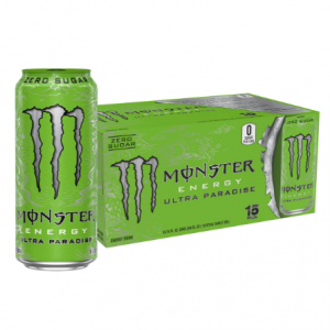 Monster Energy Ultra Paradise, Sugar Free Energy Drink, 16 Ounce (Pack of 15) @ Amazon