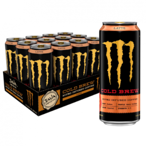 Java Monster Nitro Cold Brew Latte, Coffee + Energy Drink, 13.5 Ounce (pack of 12) @ Amazon