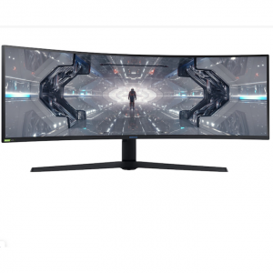 $620 off 49" Odyssey G9 DQHD 240Hz 1ms G-Sync Compatible HDR1000 QLED Curved Gaming Monitor