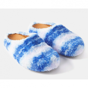 MARNI Striped terry slip-on shoes