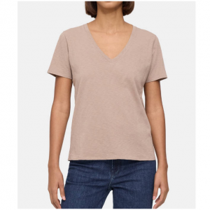 Theory V-Neck Tee in Slub Cotton
