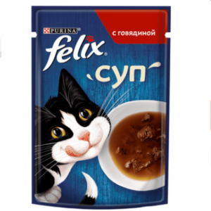 Felix суп для кошек, с курицей