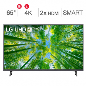 Costco - LG 65" UQ8000 4K VA 智能电视 2022款，现价$499.99 + 免邮